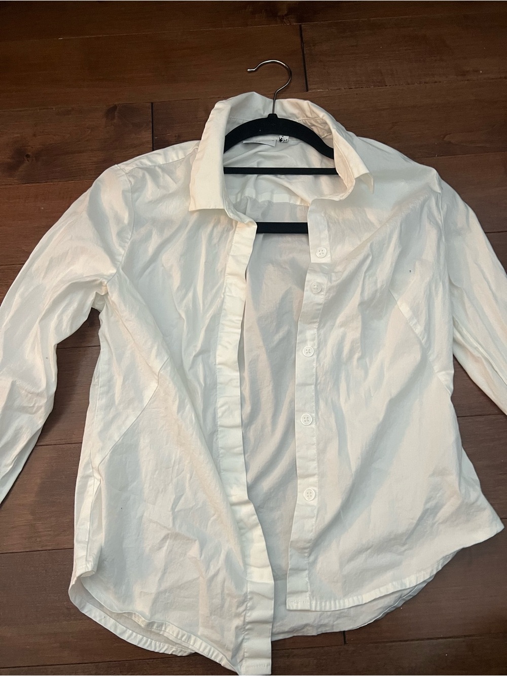 ASOS women Classic White Button-Down Shirt